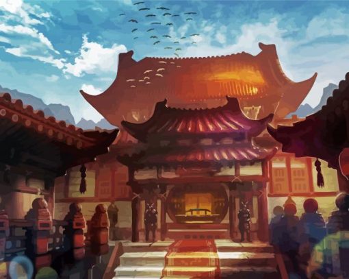 Chinese Palace Art Paint By Numbers