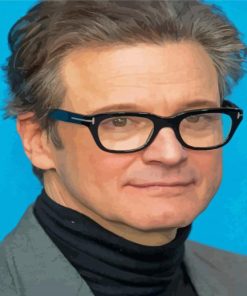 Colin Firth Actor Paint By Numbers