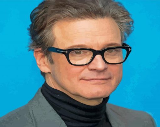 Colin Firth Actor Paint By Numbers