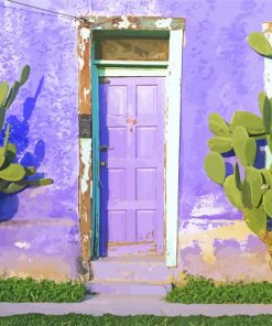 Colorful Barrio Tucson Arizona Paint By Numbers