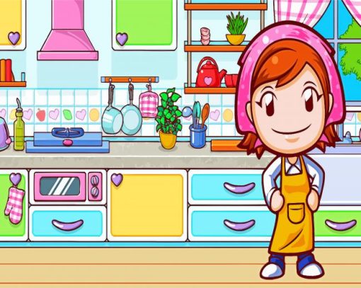 Cooking Mama Paint By Numbers