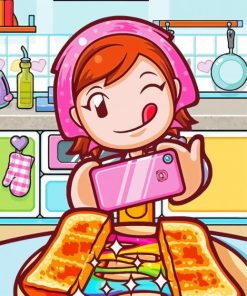 Cooking Mama Video Game Paint By Numbers