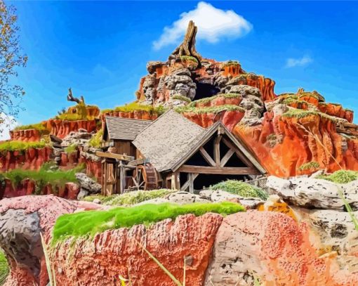 Critter Country Disney Splash Mountain Paint By Numbers