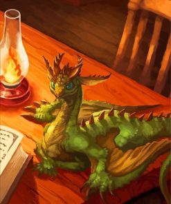 Adorable Dragon Paint By Numbers