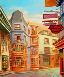 Diagon Alley Paint By Numbers