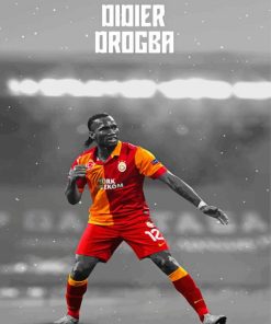 Didier Drogba Player Paint By Numbers