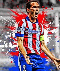 Diego Godín Art Paint By Numbers