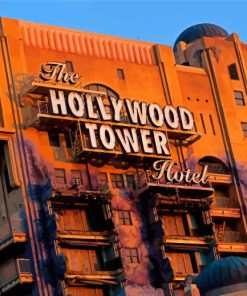 Disney Tower Of Terror Paint By Numbers