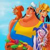 The Emperor's New Groove Animation Paint By Numbers