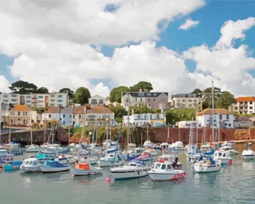 England Paignton Harbour Paint By Numbers