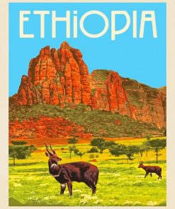 Ethiopia Poster Paint By Numbers