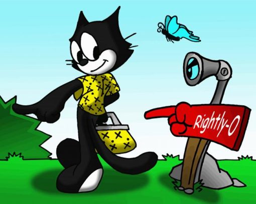 Felix The Cat Paint By Numbers