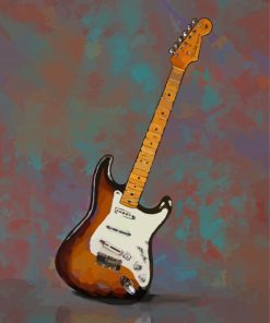 Fender Stratocaster Art Paint By Numbers