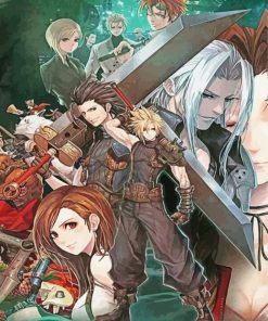 Final Fantasy VII Anime Paint By Numbers