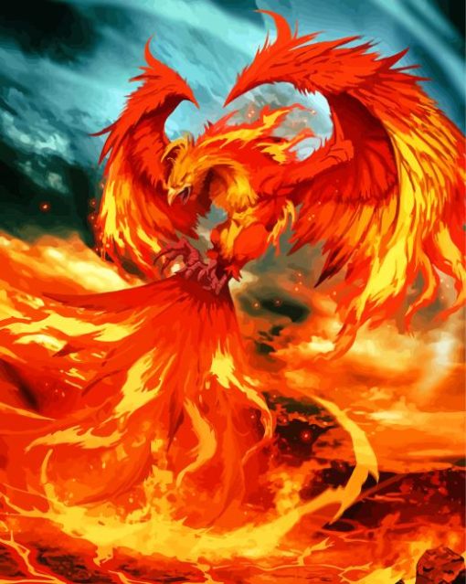 Fire Eagle Paint By Numbers