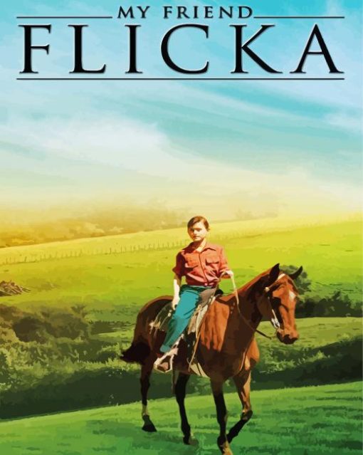 Flicka Poster Movie Paint By Numbers