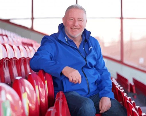 Former Footballer Ally McCoist Paint By Numbers