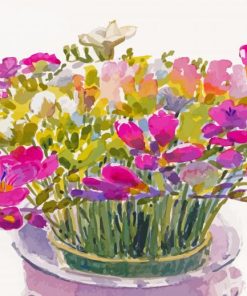 Freesia Flowers Paint By Numbers