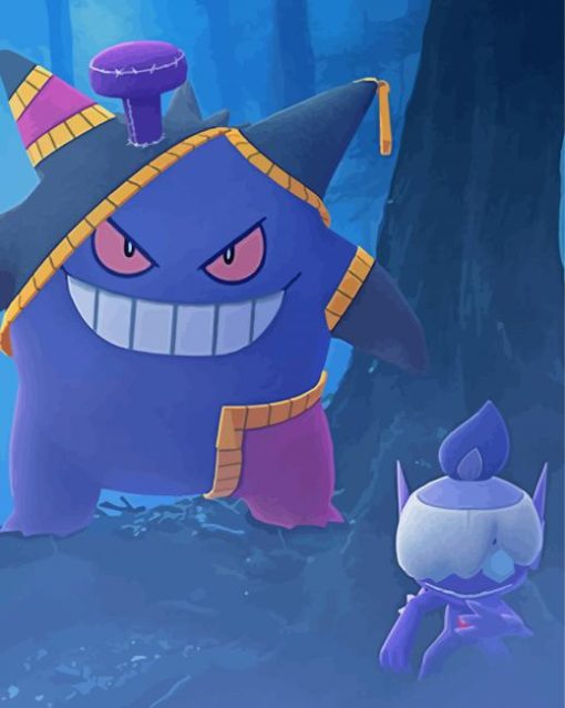 Gengar Paint By Numbers