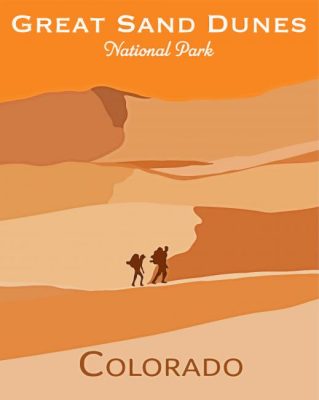 Great Sand Dunes Paint By Numbers