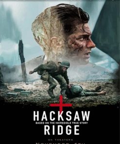 Hacksaw Ridge Movie Poster Paint By Numbers