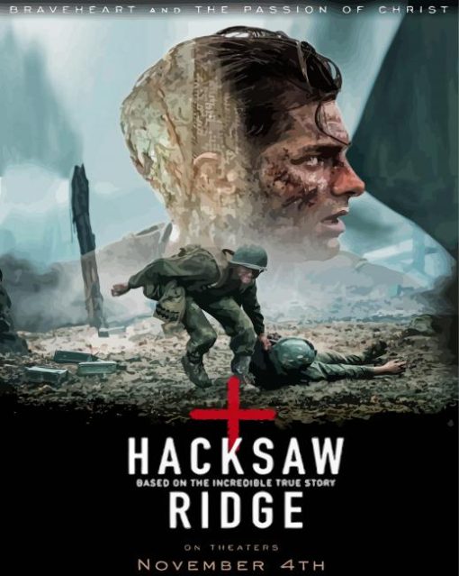 Hacksaw Ridge Movie Poster Paint By Numbers