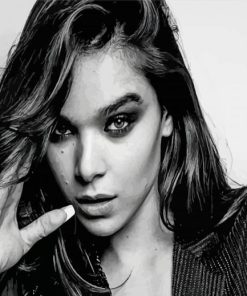 Hailee Steinfeld Black And White Paint By Numbers