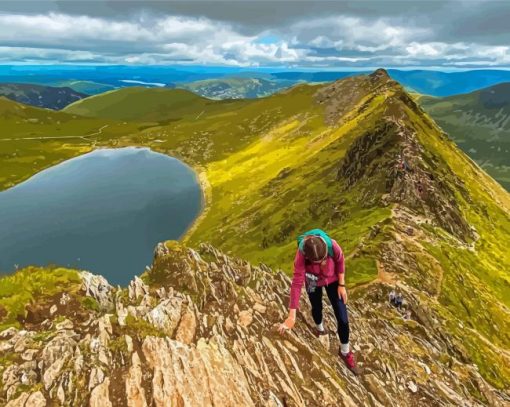 Helvellyn Mountain Paint By Numbers