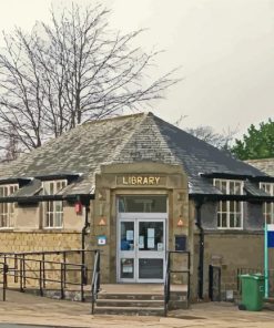 Honley Village Buildings Paint By Numbers