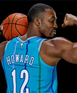 Howard Charlotte Hornets Player Back Paint By Numbers