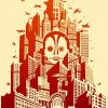 Illustration Metropolis Movie Poster Paint By Numbers