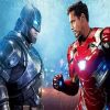 Ironman And Batman Paint By Numbers