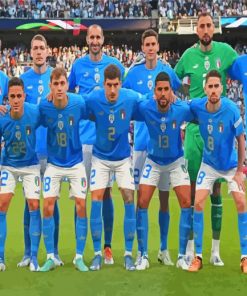 Italy National Football Team Paint By Numbers