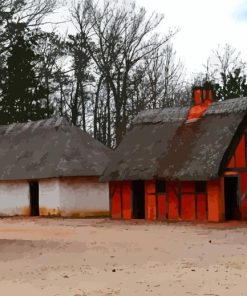 Jamestown Houses Paint By Numbers