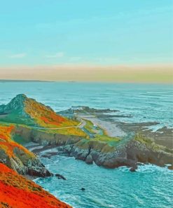 Jersey Channel Islands Landscape Paint By Numbers