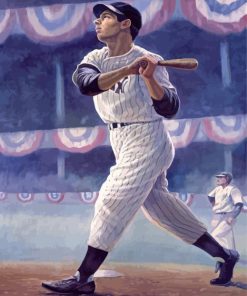 Joe DiMaggio Yankees Player Paint By Numbers