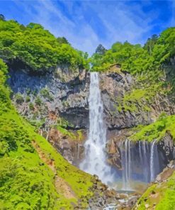 Kegon Japan Waterfall Paint By Numbers