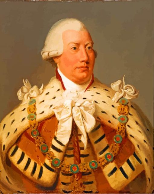 King George III Portrait Paint By Numbers