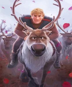 Kristoff And Sven Paint By Numbers