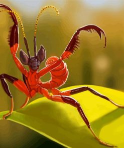 Kung Fu Praying Mantis Art Paint By Numbers