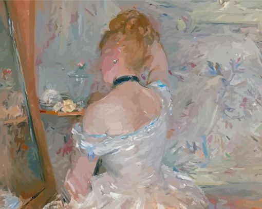 Lady At Her Toilette By Berthe Morisot Paint By Numbers