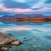 Lake Tekapo Pink Sunset Paint By Numbers