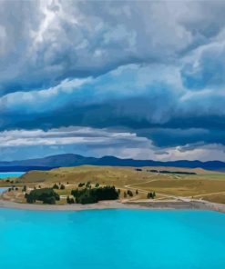 Lake Tekapo View Paint By Numbers