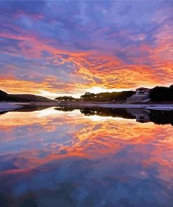 Lake Travis Sunset Paint By Numbers