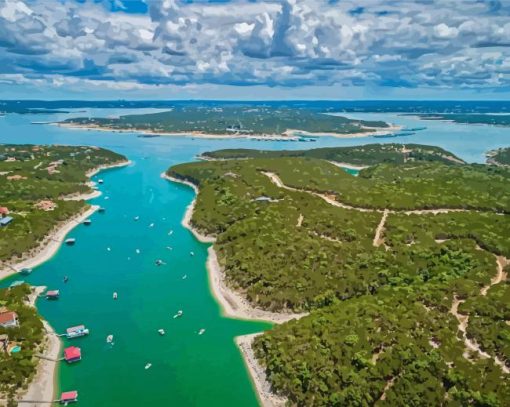 Lake Travis View Paint By Numbers