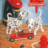 Little Dalmatians And Fire Truck Paint By Numbers