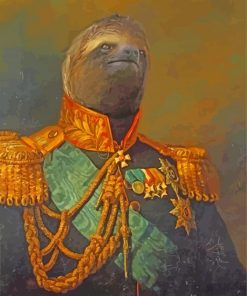 Lord Sloth In Suit Paint By Numbers