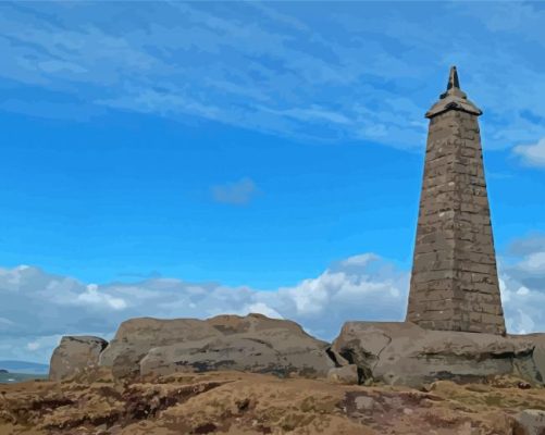 Lund's Tower Sutton In Craven Paint By Numbers