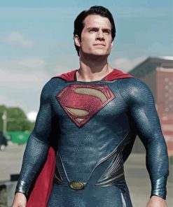 Man Of Steel Paint By Numbers