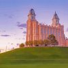 Manti Temple Utah Paint By Numbers